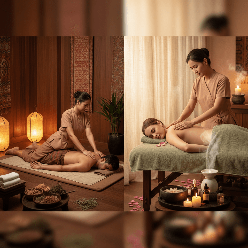 นวดไทย vs นวดอโรม่า เลือกแบบไหนดี? เปรียบเทียบจุดเด่น