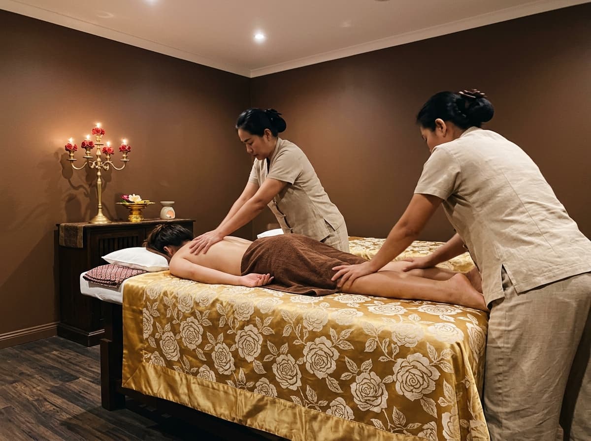 นวดไทย 4 มือ